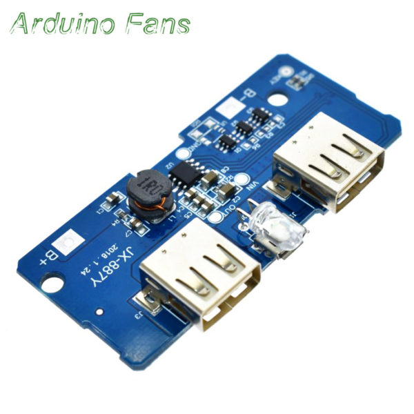 Dual USB 5V 2.1A Power Bank Charger Charging Circuit Module Board ...